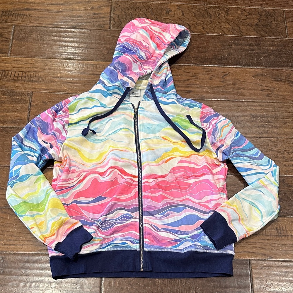 Erin Condren Multicolor Wave Kids Jacket‎